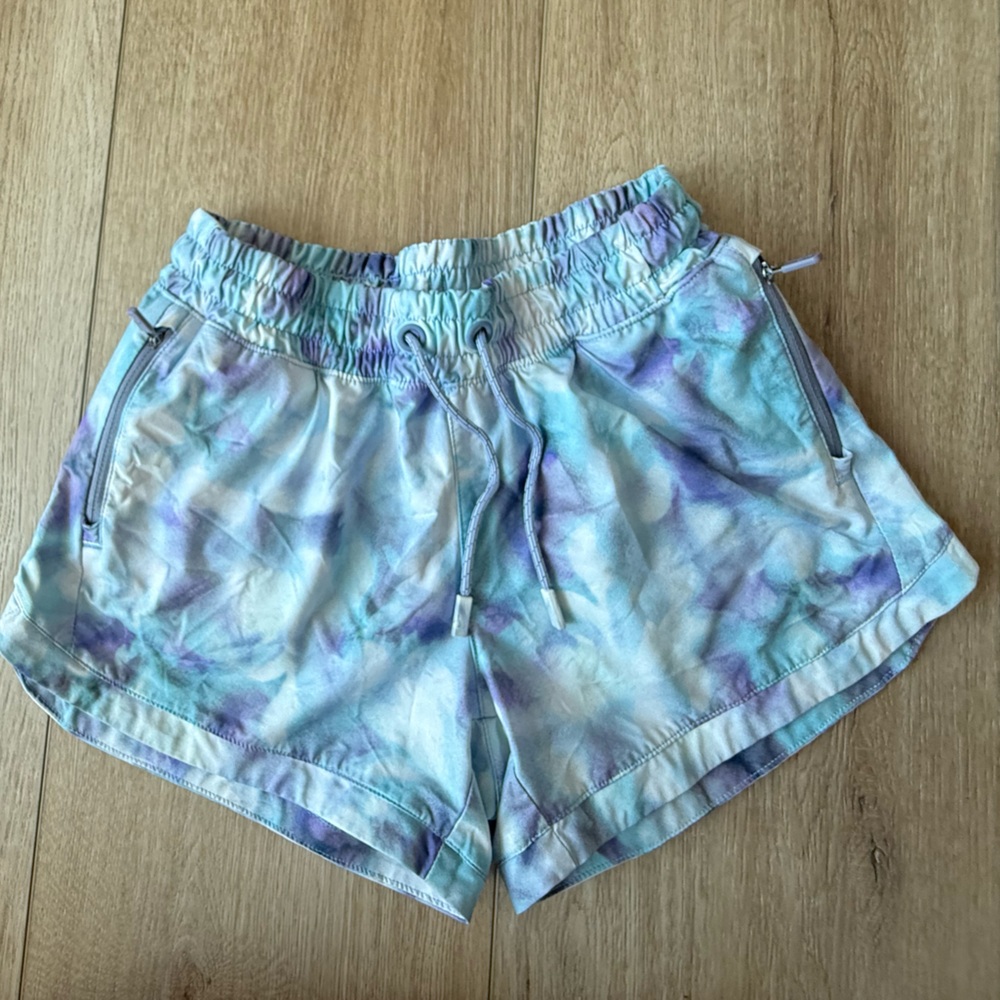 Athleta Girl Pastel Tie-Dye Shorts